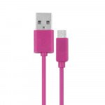 Wholesale V8V9 Micro 2A USB Heavy Duty Cable 6FT (Hot Pink)